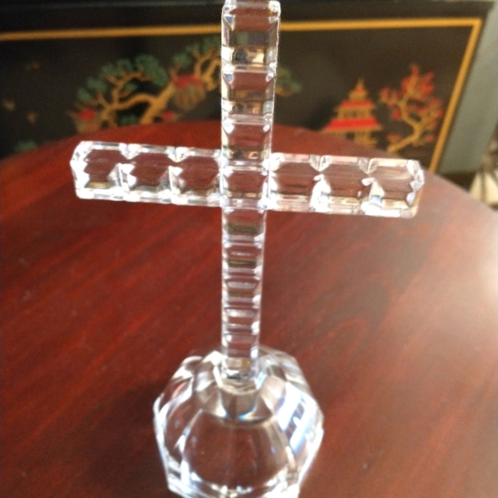 Antique Crystal Cross